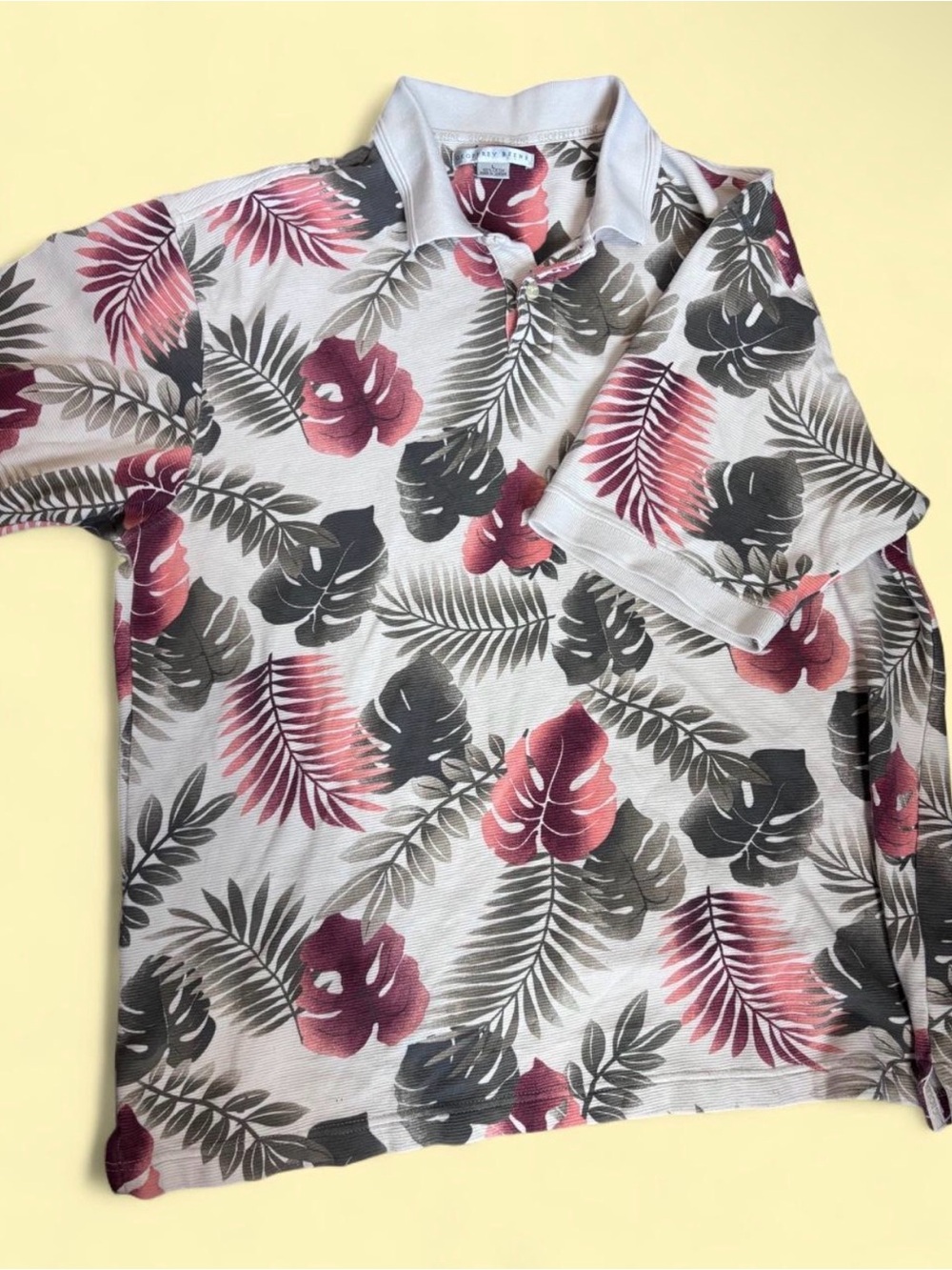 Geoffrey Beene Cream Polo